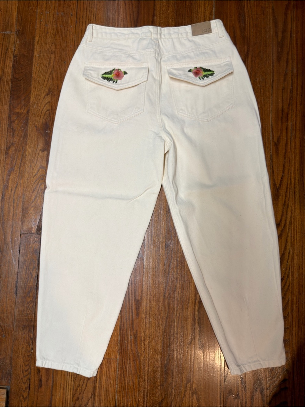 Silvia Cobos Casual Women Cream Pants